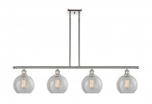 Innovations Lighting 516-4I-PN-G125 - Athens - 4 Light - 48 inch - Polished Nickel - Cord hung - Island Light