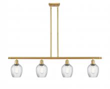 Innovations Lighting 516-4I-SG-G292 - Salina - 4 Light - 48 inch - Satin Gold - Cord hung - Island Light