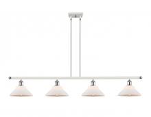 Innovations Lighting 516-4I-WPC-G131 - Orwell - 4 Light - 48 inch - White Polished Chrome - Cord hung - Island Light