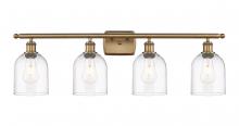 Innovations Lighting 516-4W-BB-G558-6CL - Bella - 4 Light - 36 inch - Brushed Brass - Bath Vanity Light