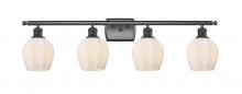 Innovations Lighting 516-4W-BK-G461-6 - Norfolk - 4 Light - 36 inch - Matte Black - Bath Vanity Light