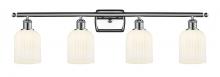 Innovations Lighting 516-4W-PC-G559-5GWH - Bridal Veil - 4 Light - 35 inch - Polished Chrome - Bath Vanity Light