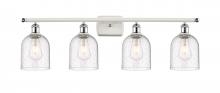 Innovations Lighting 516-4W-WPC-G558-6SDY - Bella - 4 Light - 36 inch - White Polished Chrome - Bath Vanity Light