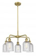 Innovations Lighting 516-5CR-BB-G559-5CL - Bridal Veil - 5 Light - 23 inch - Brushed Brass - Chandelier