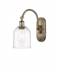 Innovations Lighting 518-1W-AB-G558-6CL - Bella - 1 Light - 6 inch - Antique Brass - Sconce