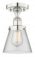 Innovations Lighting 616-1F-PN-G62 - Cone - 1 Light - 6 inch - Polished Nickel - Semi-Flush Mount