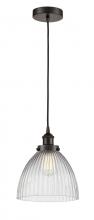 Innovations Lighting 616-1PH-OB-G222 - Seneca Falls - 1 Light - 10 inch - Oil Rubbed Bronze - Cord hung - Mini Pendant