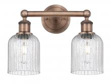 Innovations Lighting 616-2W-AC-G559-5SDY - Bridal Veil - 2 Light - 14 inch - Antique Copper - Bath Vanity Light