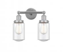 Innovations Lighting 616-2W-PC-G314 - Dover - 2 Light - 14 inch - Polished Chrome - Bath Vanity Light