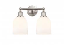 Innovations Lighting 616-2W-SN-G558-6GWH - Bella - 2 Light - 15 inch - Brushed Satin Nickel - Bath Vanity Light