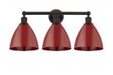 Innovations Lighting 616-3W-OB-MBD-75-RD - Plymouth - 3 Light - 26 inch - Oil Rubbed Bronze - Bath Vanity Light