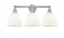 Innovations Lighting 616-3W-SN-GBD-751 - Bristol - 3 Light - 26 inch - Brushed Satin Nickel - Bath Vanity Light