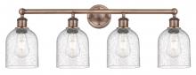 Innovations Lighting 616-4W-AC-G558-6SDY - Bella - 4 Light - 33 inch - Antique Copper - Bath Vanity Light