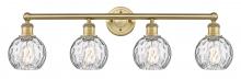 Innovations Lighting 616-4W-BB-G1215-6 - Athens Water Glass - 4 Light - 33 inch - Brushed Brass - Bath Vanity Light