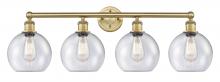 Innovations Lighting 616-4W-BB-G124-8 - Athens - 4 Light - 35 inch - Brushed Brass - Bath Vanity Light