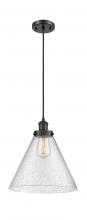 Innovations Lighting 916-1P-BK-G44-L - Cone - 1 Light - 12 inch - Matte Black - Cord hung - Mini Pendant