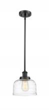 Innovations Lighting 916-1S-BK-G713-LED - Bell - 1 Light - 8 inch - Matte Black - Mini Pendant