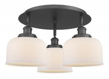 Innovations Lighting 916-3C-BK-G71 - Cone - 3 Light - 20 inch - Matte Black - Flush Mount