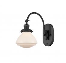 Innovations Lighting 918-1W-BK-G321 - Olean - 1 Light - 7 inch - Matte Black - Sconce