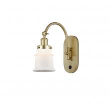 Innovations Lighting 918-1W-SG-G181S - Canton - 1 Light - 7 inch - Satin Gold - Sconce