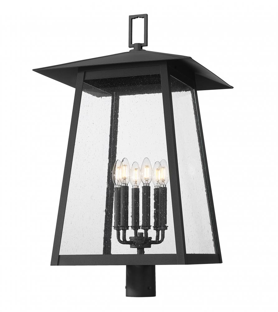 6 Light Outdoor Post Mount Fixture