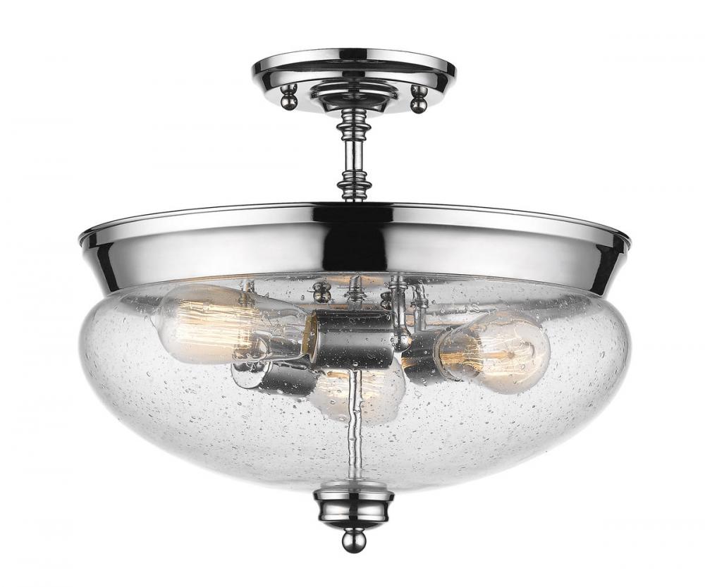 3 Light Semi Flush Mount