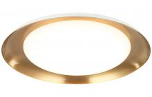 Matteo Lighting M12218WHAG - Lalonde Ceiling Mount