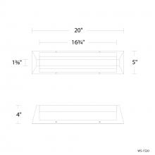 Modern Forms US Online WS-1520-35-BN - Swale Bath Vanity Light