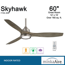 Minka-Aire F749L-BNK - Skyhawk - LED 60" Ceiling Fan