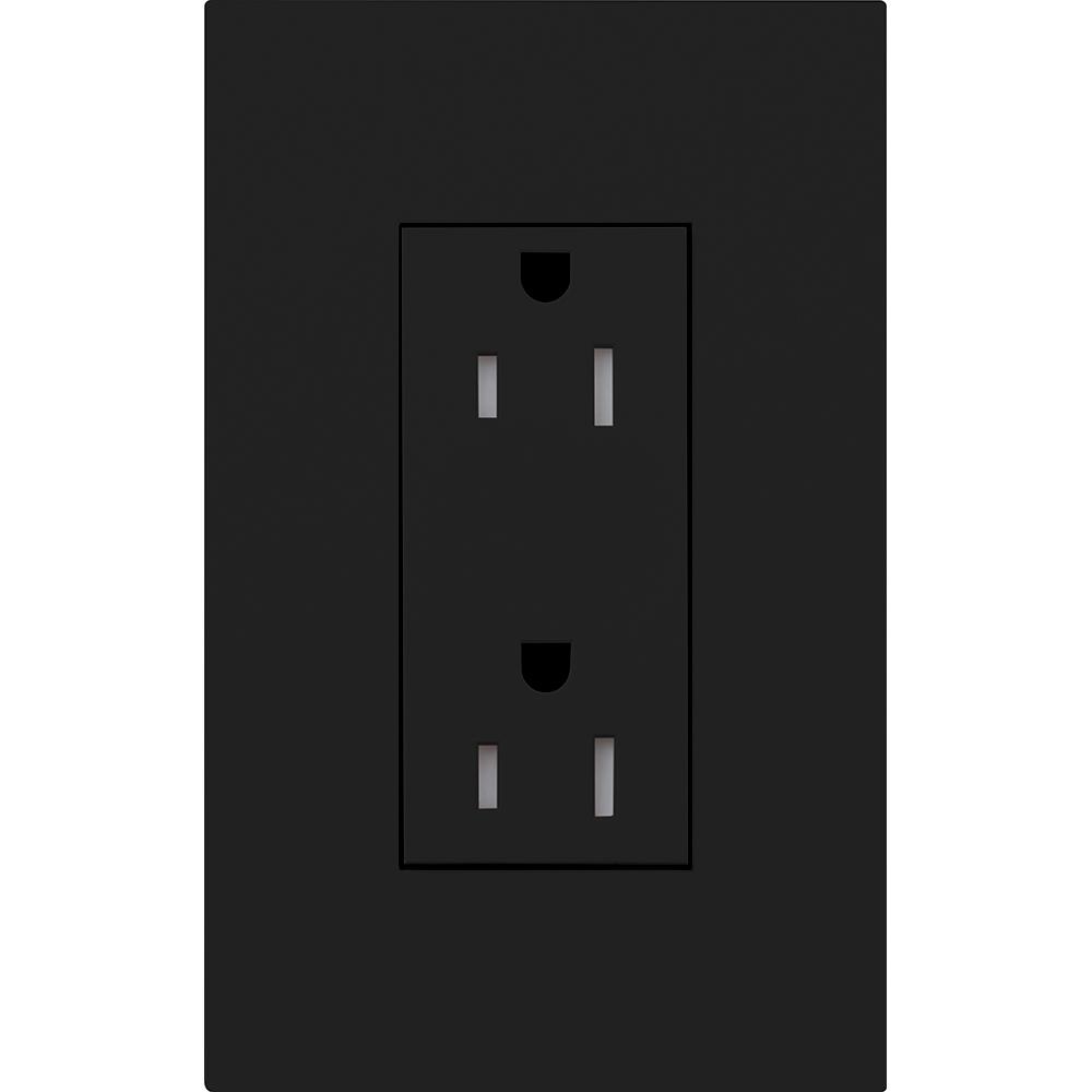 DUPLEX 15A TR RECEPTACLE BL NO FP