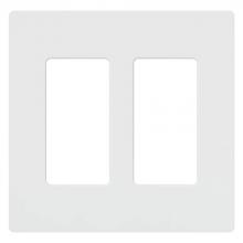 Lutron Electronics CW-2-WH - CLARO WALLPLATE 2 GNG WH