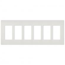 Lutron Electronics SC-6-LG - SATIN WALLPLATE 6G LG