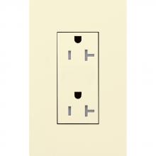 Lutron Electronics LTR-F20-TR-AL - DUPLEX 20A TR RECEPTACLE AL FP