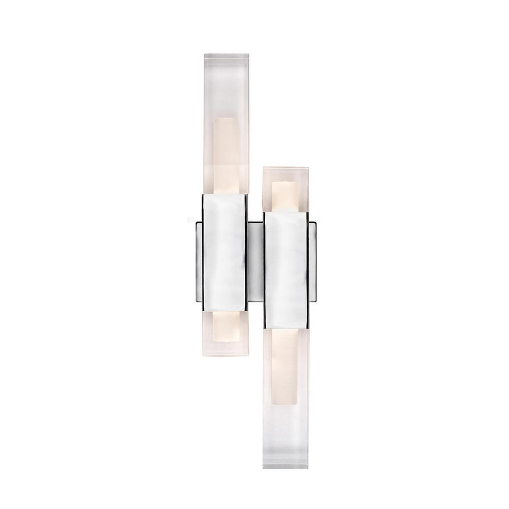 Martelo 22-in Chrome LED Wall Sconce