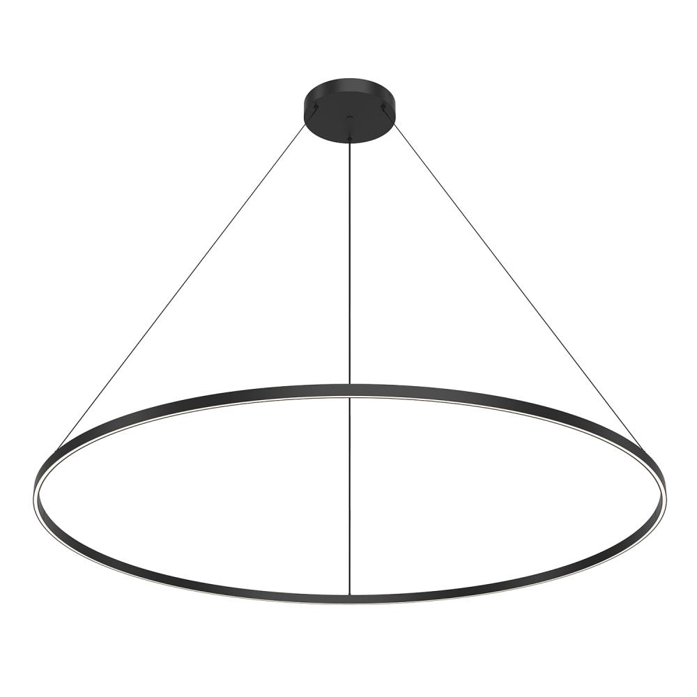 Cerchio 72-in Black LED Pendant