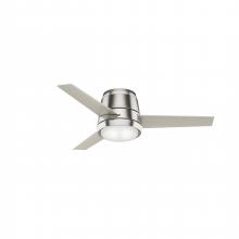 Casablanca Fan Company 59570 - Casablanca 44 inch Commodus Brushed Nickel Low Profile Ceiling Fan with LED LT Kit and Wall Control