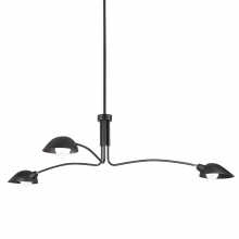 Troy F7813-SBK - Leo Chandelier