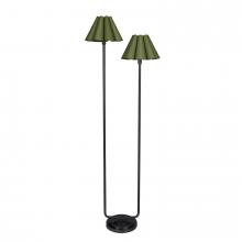 Regina Andrew 14-1066BB-GRN - Regina Andrew Polly Floor Lamp (Blackened Brass