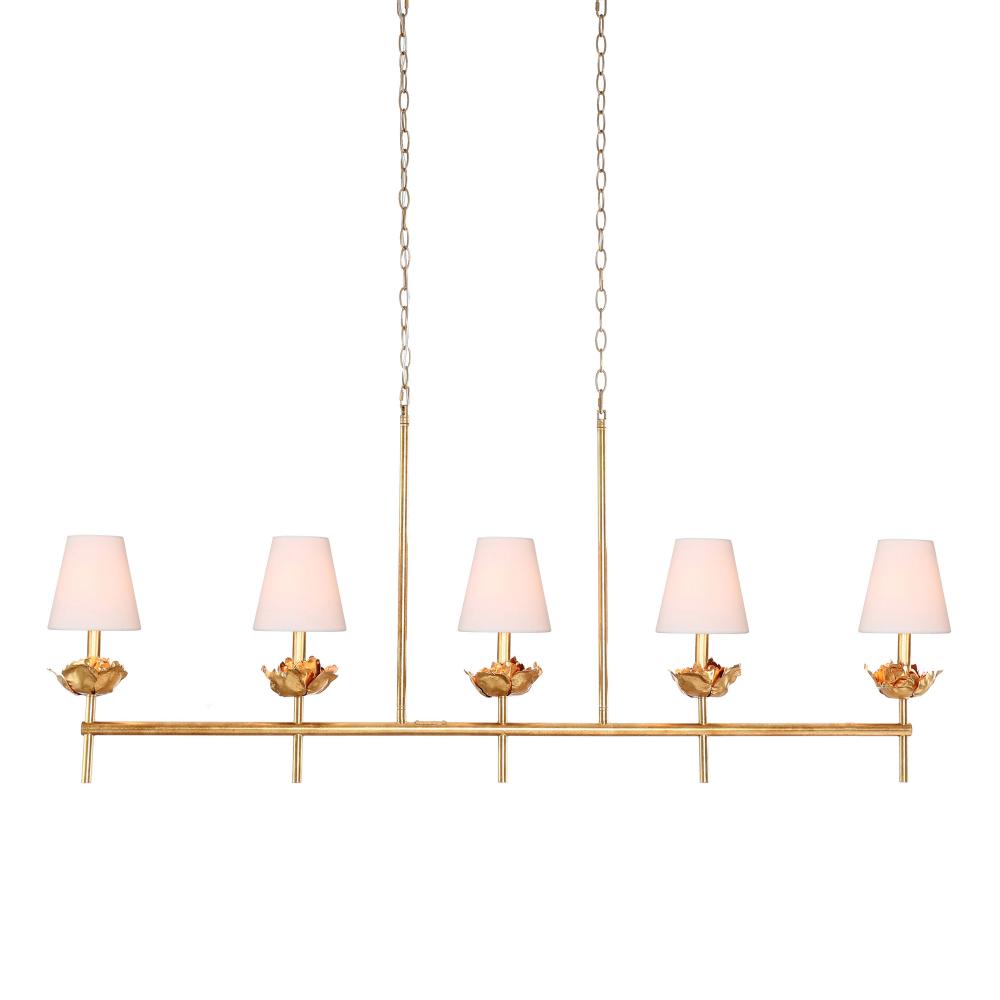 Flavia Large Long Rectangular Chandelier