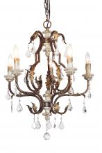 Terracotta Lighting CHAN8136-5 - Bertina 5-light Iron & Crystal Chandelier