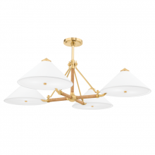 Hudson Valley 1046-AGB - 8 LIGHT CHANDELIER