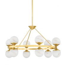 Hudson Valley 8236-AGB - 12 LIGHT CHANDELIER