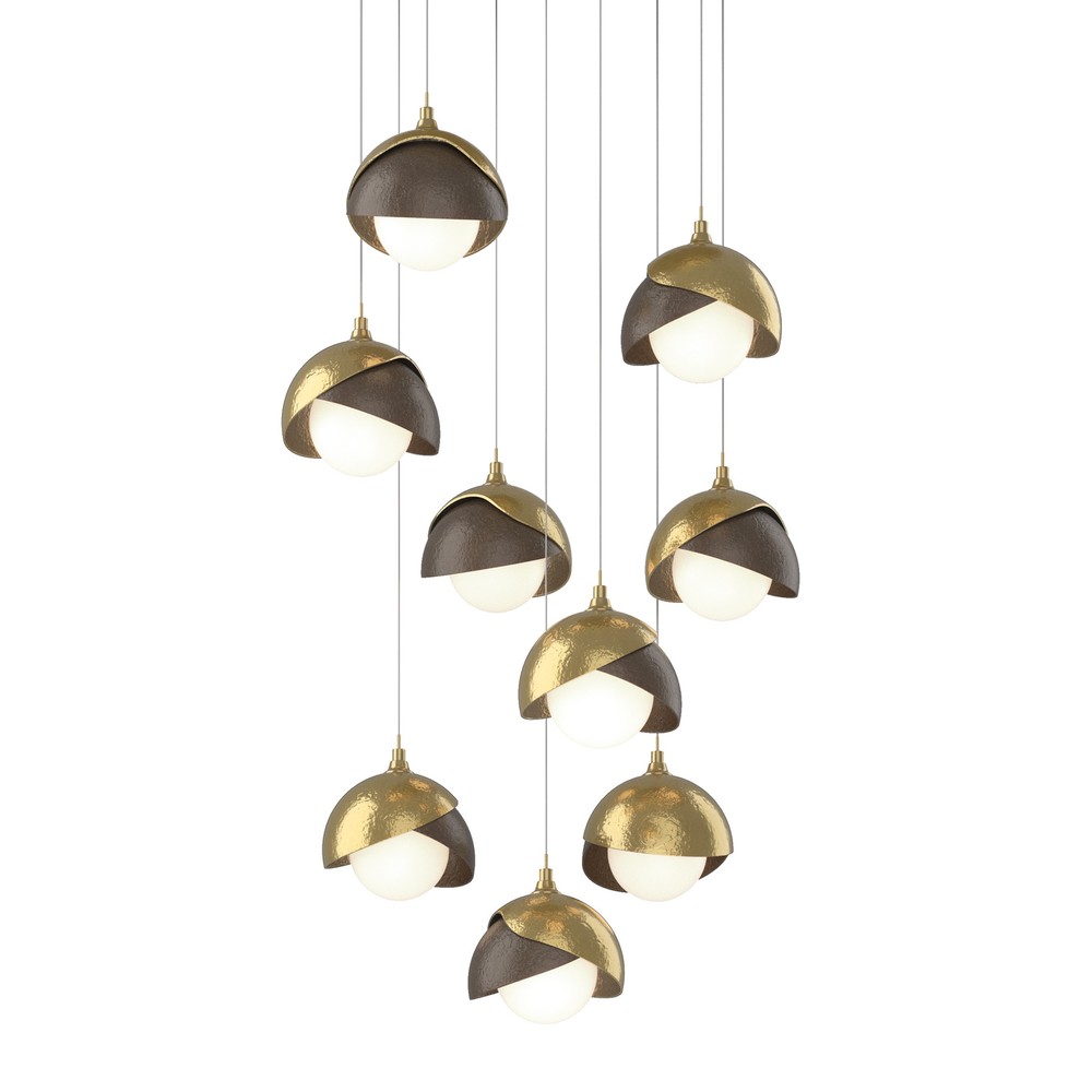 Brooklyn 9-Light Double Shade Pendant