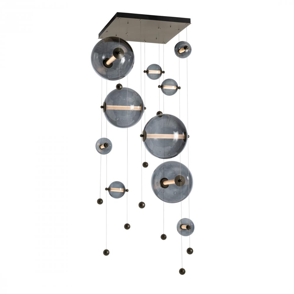 Abacus 10-Light Square LED Pendant