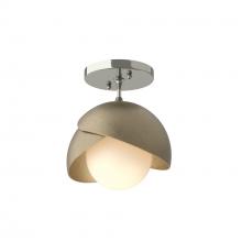 Hubbardton Forge 121377-SKT-85-84-GG0711 - Brooklyn 1-Light Double Shade Semi-Flush