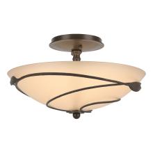 Hubbardton Forge 126712-SKT-05-SS0048 - Forged Leaves Semi-Flush