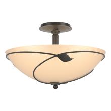 Hubbardton Forge 126732-SKT-07-SS0052 - Forged Leaves Large Semi-Flush