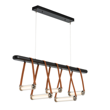 Hubbardton Forge 131053-LED-STND-10-24-LC-WB-ZM0704 - York Linear 5-Light LED Pendant