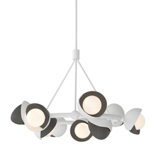 Hubbardton Forge 131068-SKT-MULT-02-20-GG0711 - Brooklyn 9-Light Double Shade Ring Pendant