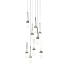 Hubbardton Forge 131100-SKT-LONG-85-YJ0434 - Link 9-Light Blown Glass Pendant